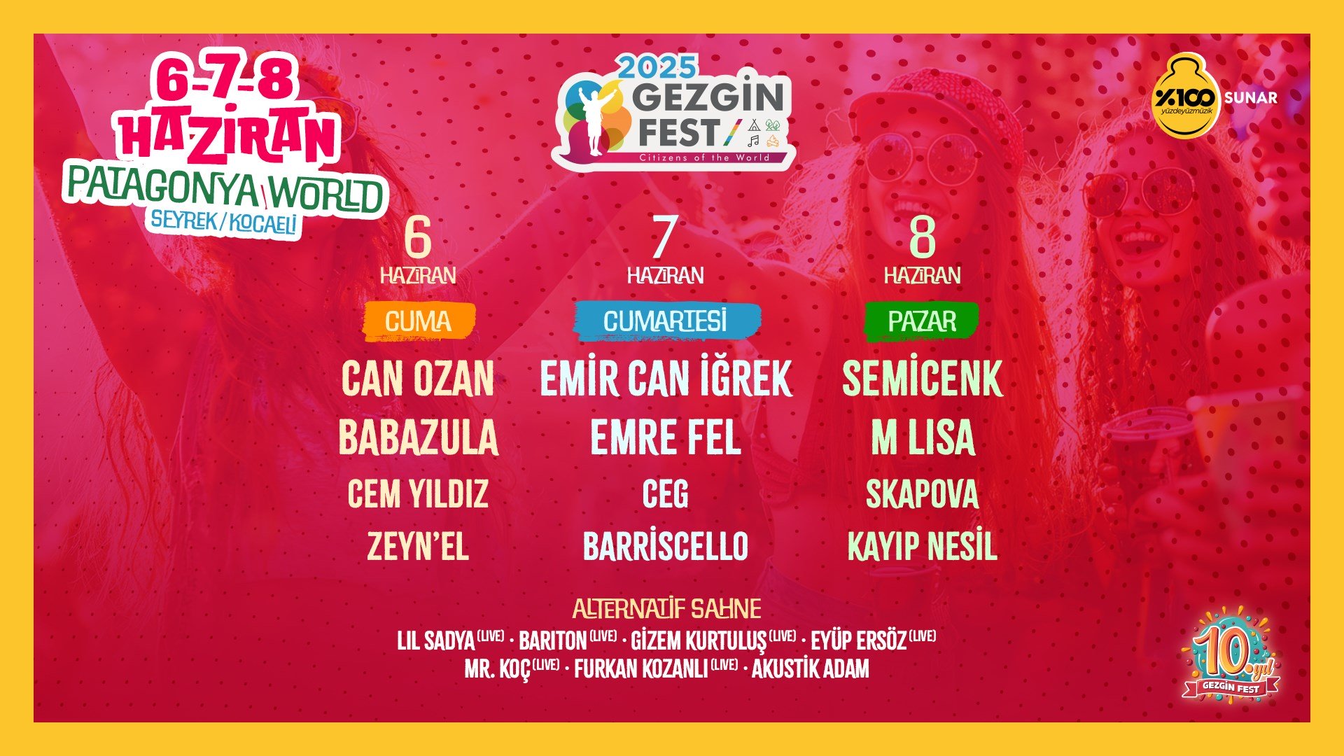 2025 Yazında Kaçırılmayacak 7 Müzik Festivali 2025 Yazında Kaçırılmayacak 7 Müzik Festivali