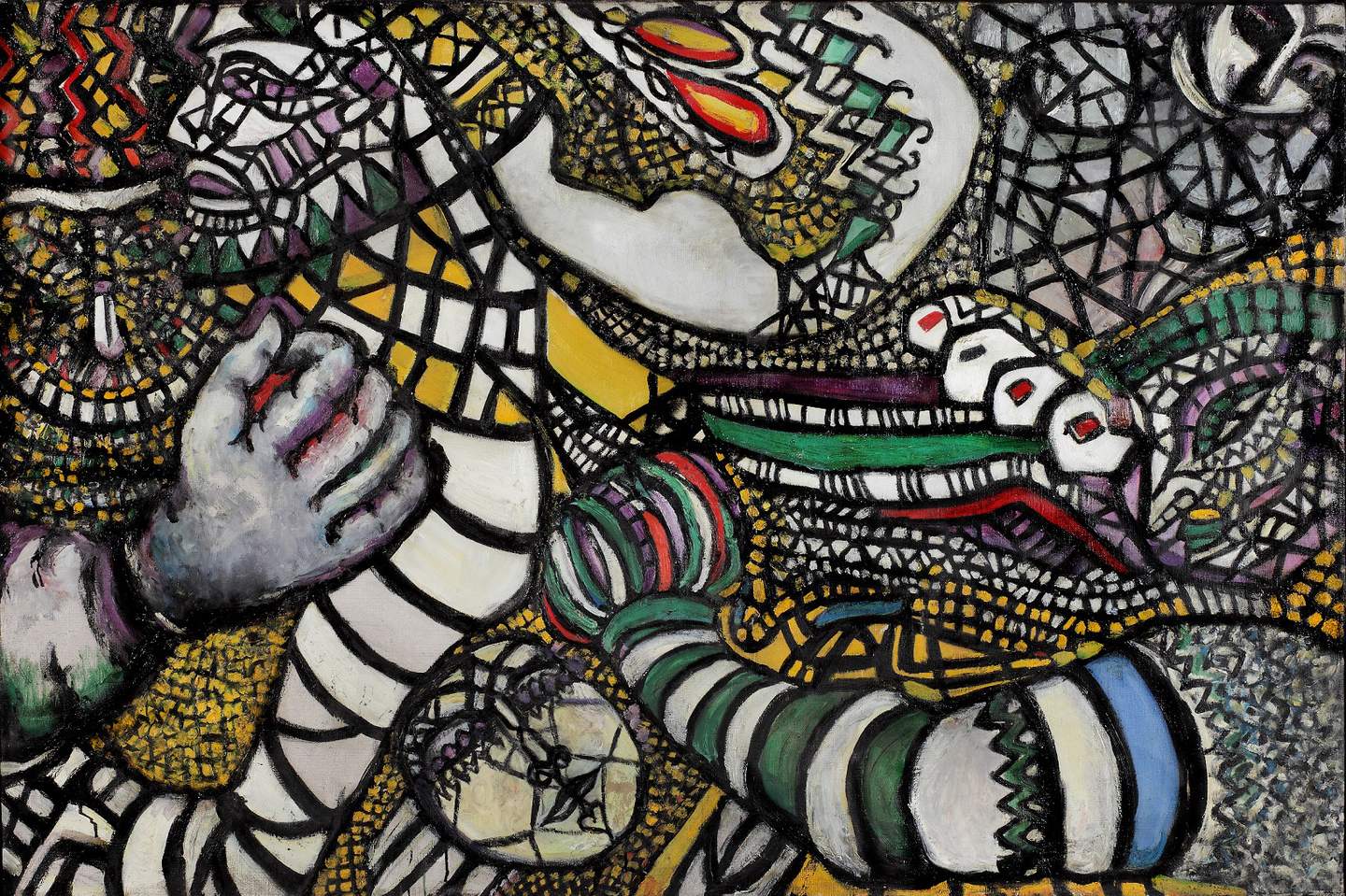 Fahrünnisa Zeyd: Renklerin Asi Ruhu Abstract Composition, Fahrünnisa Zeyd